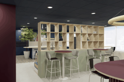 LN Kantoorinrichting – SBB kantine 8
